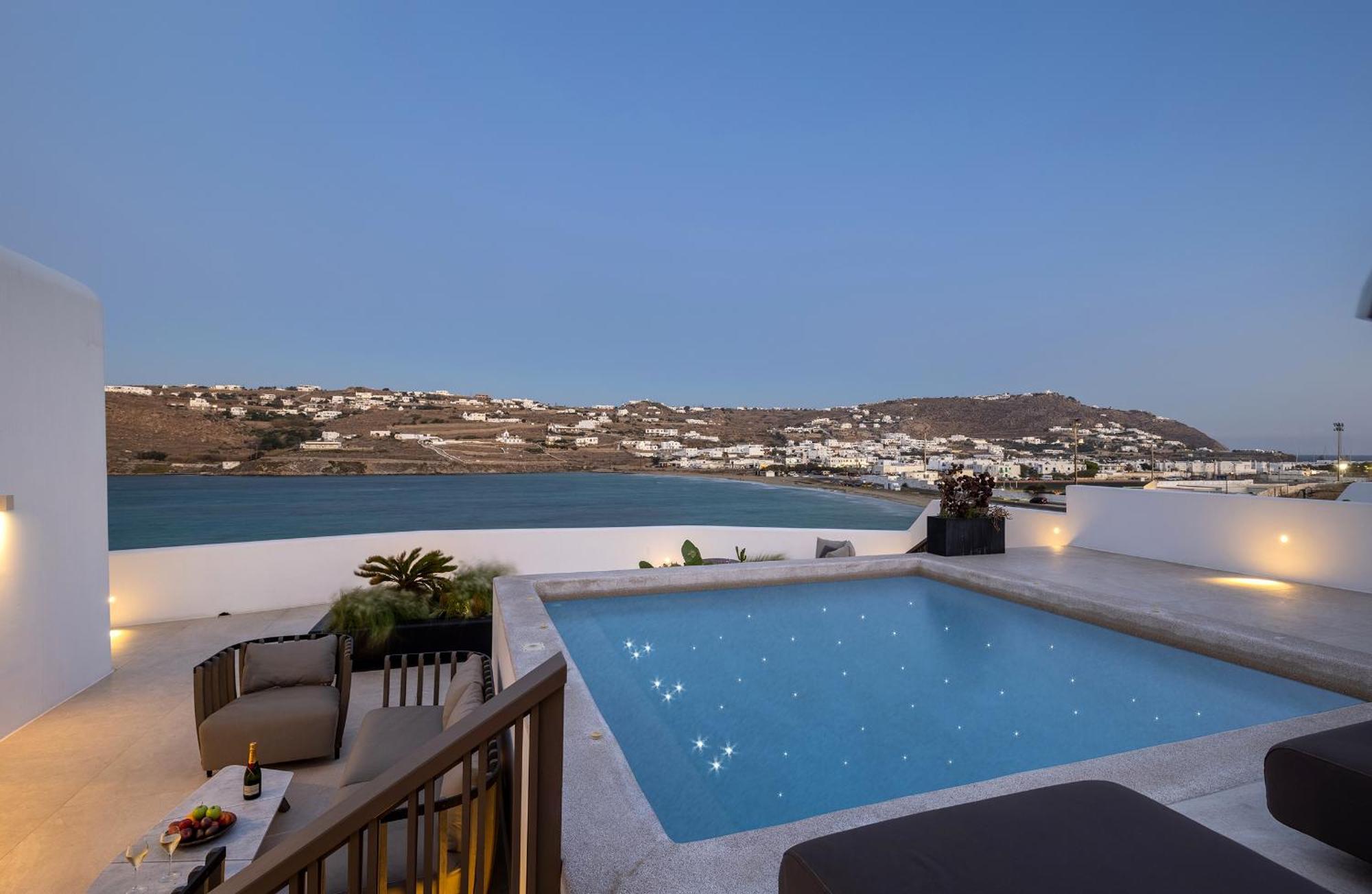 Aeonic Suites And Spa Mykonos Town Экстерьер фото