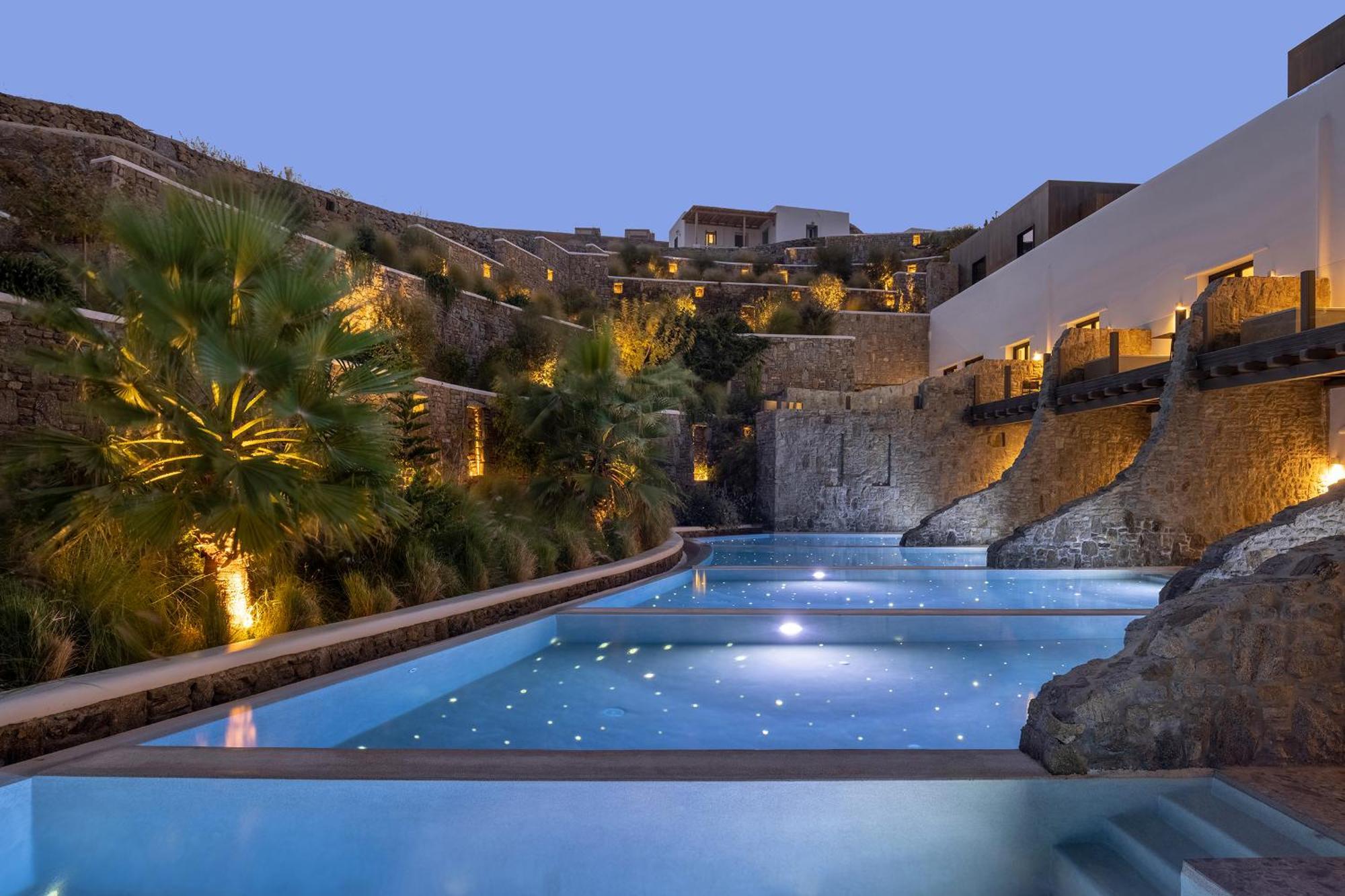 Aeonic Suites And Spa Mykonos Town Экстерьер фото