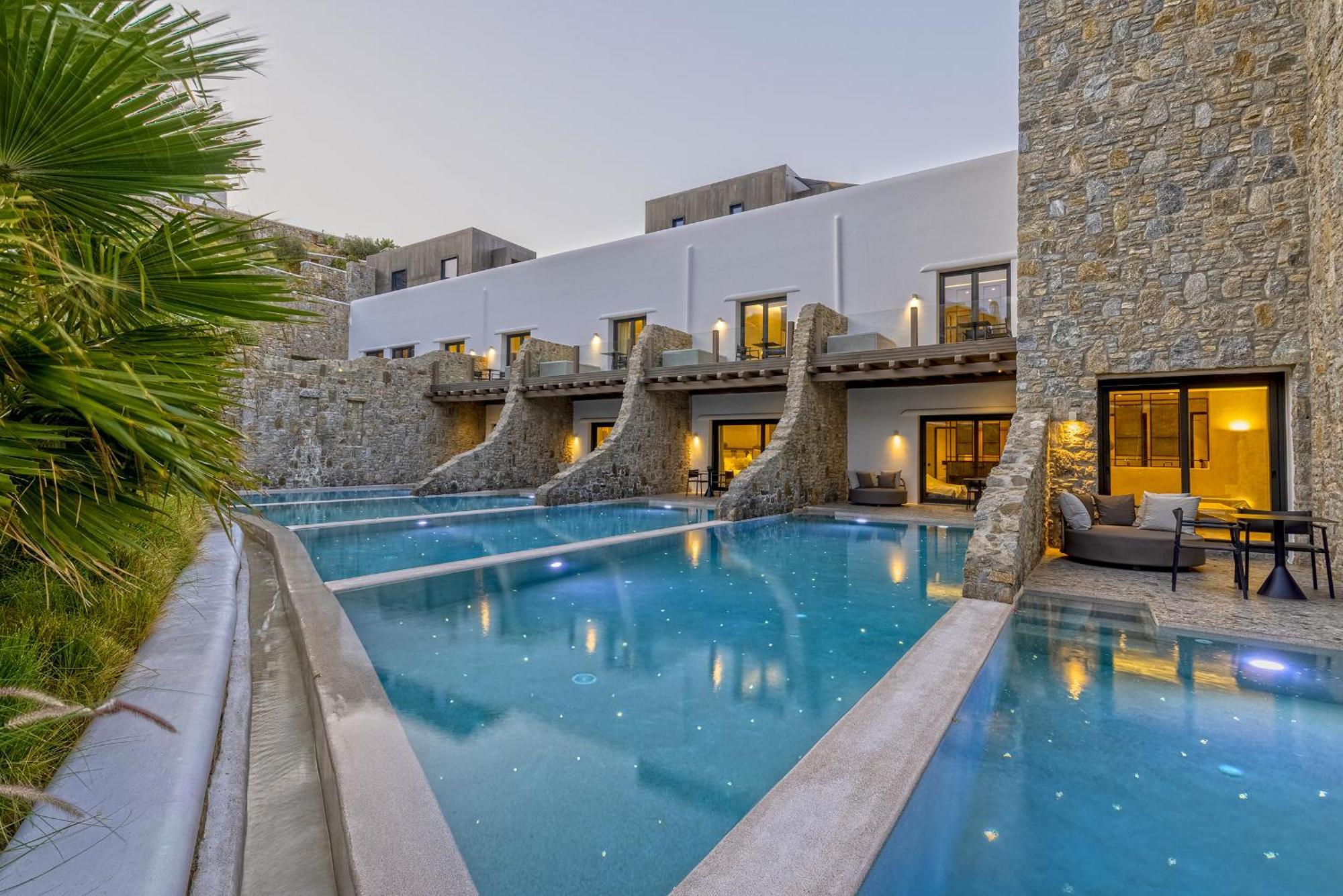 Aeonic Suites And Spa Mykonos Town Экстерьер фото