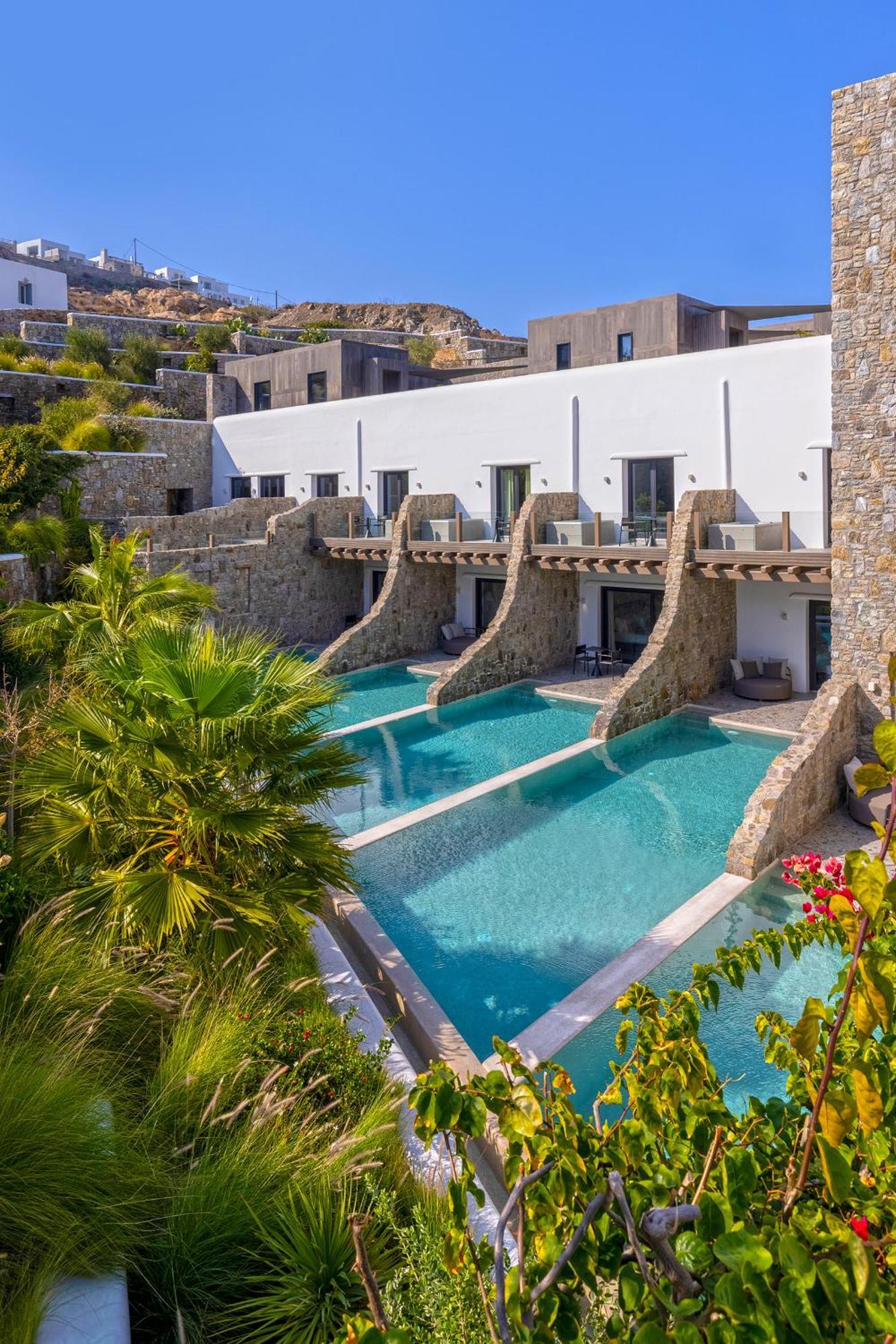 Aeonic Suites And Spa Mykonos Town Экстерьер фото